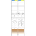 f-tronic 7143116 Zählerfeld E219-HSS, 2-feldrig, H=1350mm, 4-eHZ, 4 HSS 