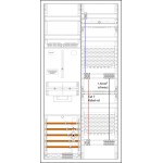 f-tronic 7190131 Komplettschrank 3HZ721APZSWMB10, 1 ZP, 1 VAPZ-SWM inkl. APL, SPVGB10 