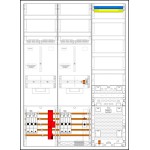 f-tronic 7190474 Zählerschrank 3HZ732APZRFZ50D01ÜS, 2 ZP, 1 VAPZRFZ inkl. APL, SLS 50A, ÜSS, SPVGD01, 2 PPV, 1 PL150 