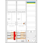 f-tronic 7190523 Komplettschrank 3HZ732APZ35B10ÜS, 2 ZP, 1 VAPZ inkl. APL, SLS 35A, ÜSS, SPVGB10, 2 PPV, 1 PL150 