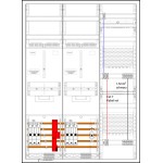f-tronic 7190555 Komplettschrank 3HZ732APZSWM35B10ÜS, 2 ZP, 1 VAPZ-SWM inkl. APL, SLS 35A, ÜSS, SPVGB10, S1 