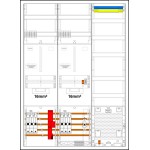 f-tronic 7190623 Zählerschranksystem 3HZ732APZ50B10ÜS-16,2ZP 16mm², 1 VAPZ inkl. APL, SLS 50A, ÜSS, SPVGB10, 2 PPV,1 PL150 