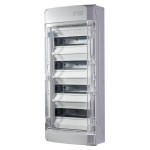 f-tronic 7270008 AP Feuchtraumverteiler IP65, NEPTUN48SQ, 4-reihig, mit Belüftungssystem 