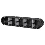 f-tronic 7310105 UP Gerätedose massiv UP50, 5-fach, t=63mm 
