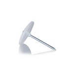 f-tronic 7440006 Nagelscheibe m. Stahlnagel, Ø 35mm, Nagel 3x60mm, NS35/360 