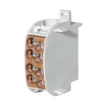 f-tronic 7730003 Hauptleitungsabzweigklemme, 25mm², 1polig, CU/AL, braun, HLAK1p25ALUbr 