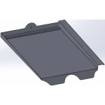 # Schletter Solar 103005-015 Alu-Tile BEZ für Erlus E58 