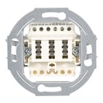 TAE-Anschlussdose NFN UP für 1 Telefon und 2 Zusatzgeräte 3 x 6-polig 