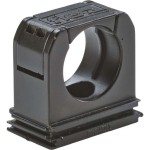 Flexa RQS AD21,2 schwarz Schlauchhalter Kunststoff 