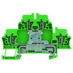 Weidmüller ZDK 2.5PE Klemme 2,5qmm grün/gelb 