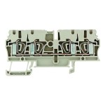 Weidmüller ZDU 2.5/4AN Durchgangsklemme 2,5qmm beige 