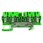 Weidmüller ZPE 2.5/4AN Schutzleiterklemme 2,5qmm grün/gelb 