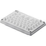 Rittal SV 9665.770 Kabeleinführungsflansch mit Dichtungsmembrane 