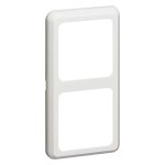 Peha D 772.02 Rahmen 2-fach reinweiß waage/senkrecht 