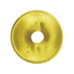 NZR WM messing 2020 Standardwertmarke D=26mm Stärke 1,6mm 