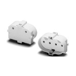 Houben 101489 Fassung 2G11 weiß,Bohrung M3 