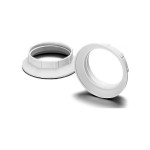 Houben 100270 Schraubring E27 weiß,15mm 