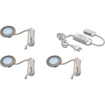 Hera 61056938002 3er-Set LED-Einbauleuchte 3W warmweiß Tr.24/15W 