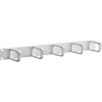 Enoc CPH 01-RAL 7035 Kabelführungspanel 1HE 19 Hybrid mit 5Bügel gr 