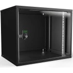 Enoc W3 9-4-S-SNP Wandschrank SNP 9HE schwarz 19 Zoll550x400x448mm 