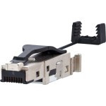 METZ CONNECT 1401405012-I E-DAT Industrie IP20, feldkonfektionierbarer RJ45-Stecker, schwarz 