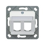 KERPEN DATACOM LKD9A4601080000 MegaLineNet Dose 2für RAL9010,leer 