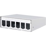METZ CONNECT 130861-0602-E Modul AP-Gehäuse 6 Port reinweiß RAL9010 