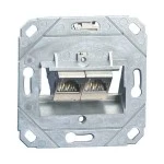 Metz Connect TN C6Amod-2UP0-270 Anschlussdose C6Amodul UP0 2Port 270 UP0 