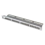 Metz Connect TN MPP24-Edst-leer Patchfeld modul 24Port 1HE Edelstahl leer 