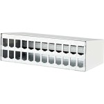 METZ CONNECT 130861-2402-E Modul AP-Gehäuse 2x12 Port reinweiß RAL9010 