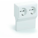 Rehau SL 2GT2070 cws SL Gerätetank cremeweiß mit Doppelsteckdose 