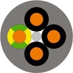 Lapp Kabel 1119307 Ölflex Classic 110 7G1,5 Meterware 