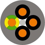 Lapp Kabel 1119803 Ölflex Classic 110 3x0,75 Meterware 