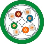 Siemens 6XV1870-3QH20 Industrial-EtherNet-Kabel RJ45-RJ45 2 Meter 