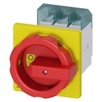 Siemens 3LD2555-0TK53 Haupt-/Not-Aus-Schalter 3-polig 63A 22kW/400V 