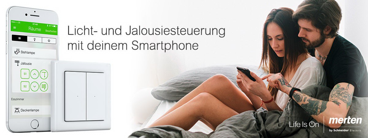 Smart Home mit dem Merten Wiser Taster-Modul